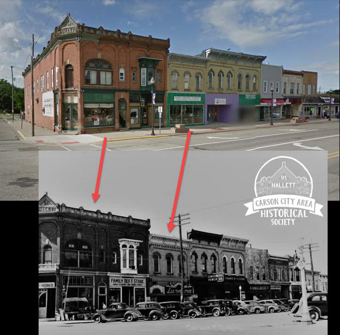 Lee Theatre - Comparison Of Old Photo To Current Street View